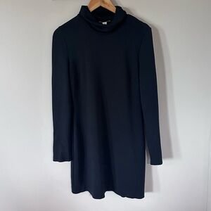 Boston Proper Classic Black Long Sleeve Dress Zipper Sleeves